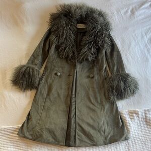 Charlotte Simone Mongolian Fur Coat
